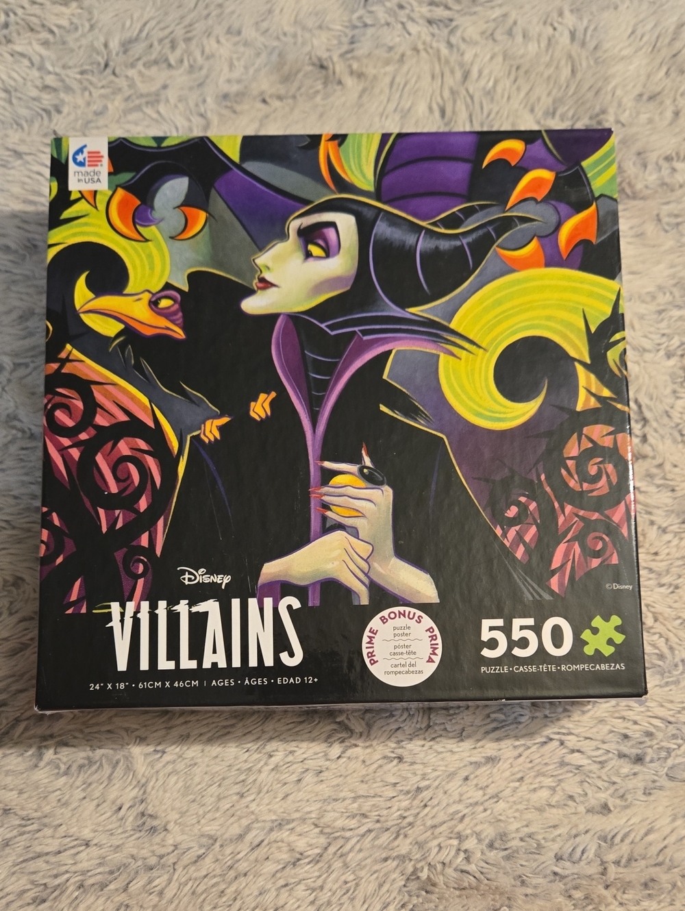 Ceaco - Disney Villains - Maleficent Art 550 Piece Puzzle